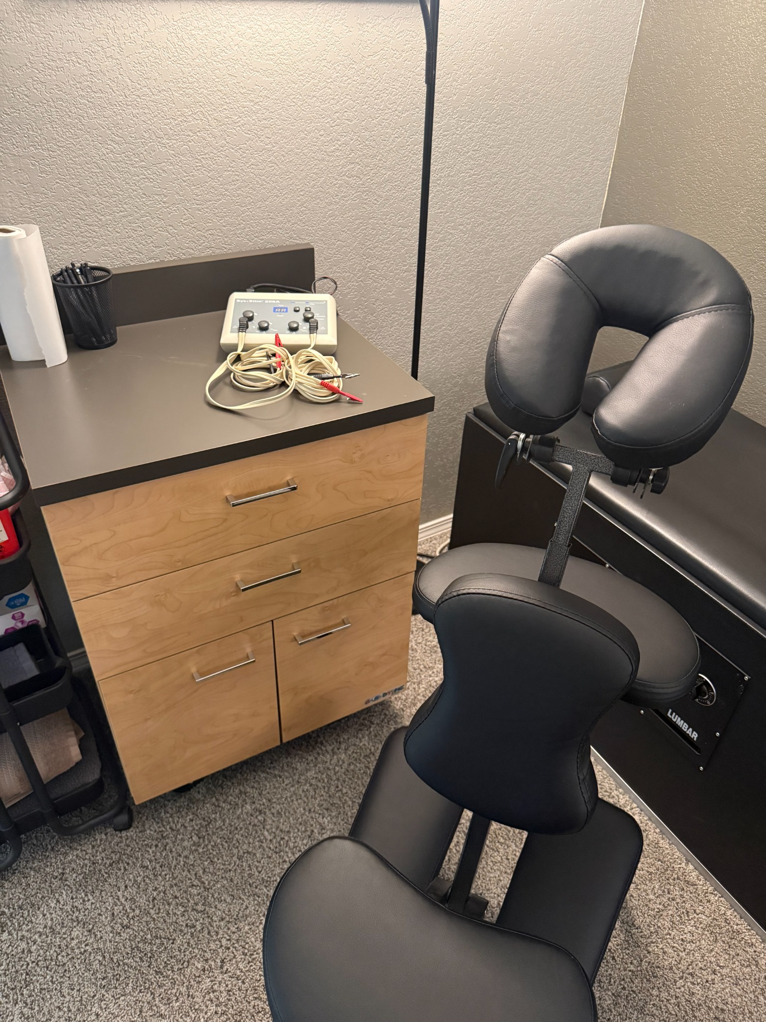 Electrical muscle stimulation equipment at Back Pain Relief Chiropractic in Artesia, New Mexico